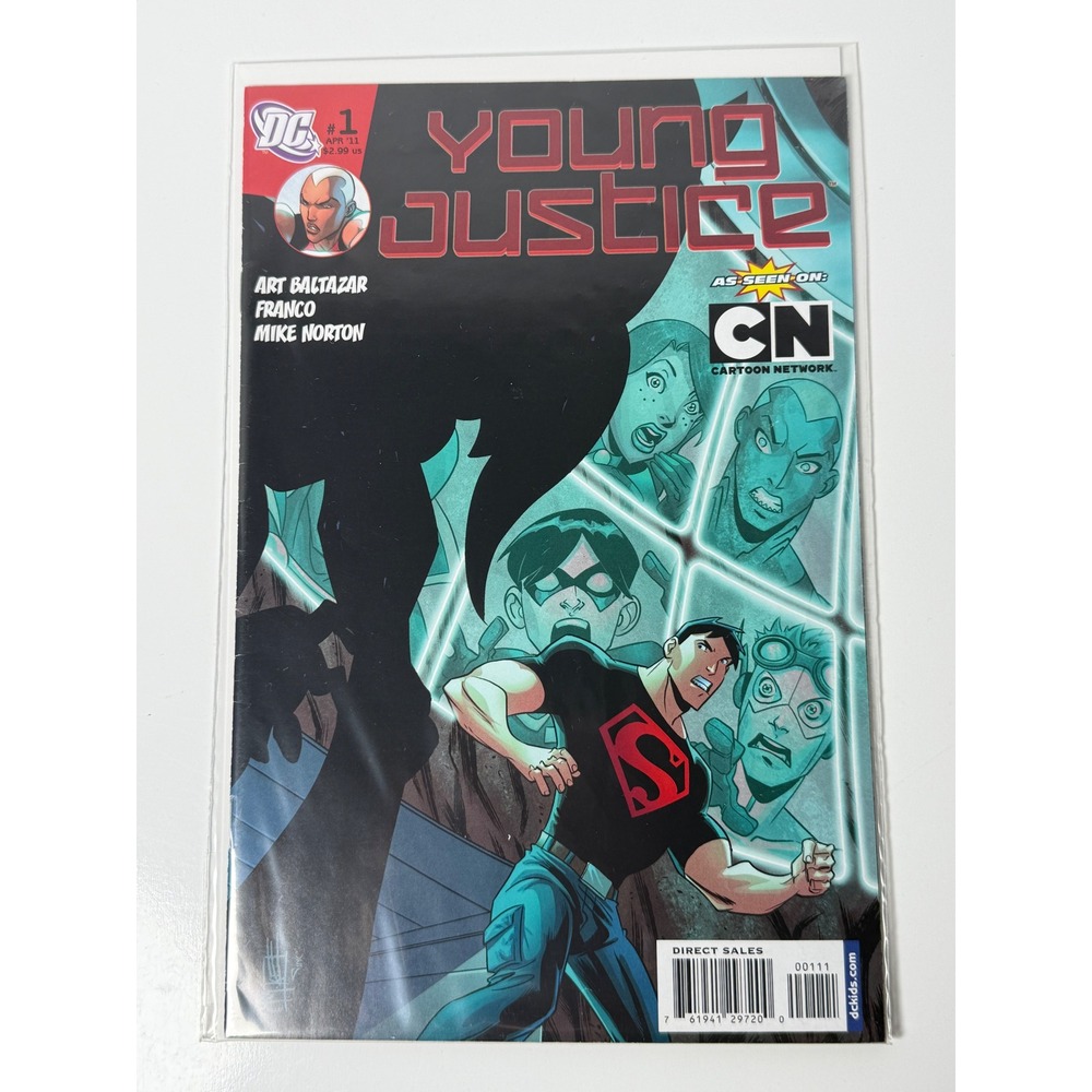 DC Comics Young Justice 1 April 2011 Art Baltazar Mike Norton Cartoon Network